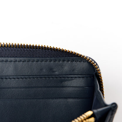 Christian Dior Oblique 30 Montaigne Zip Around Wallet Blue 11 of 12