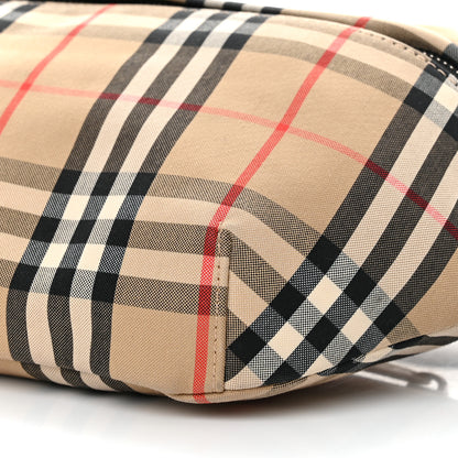 Burberry Nylon Vintage Check Medium Sonny Bum Bag Archive Beige Black 12 of 13