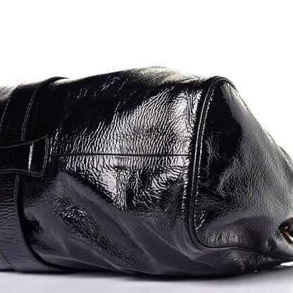 Jimmy Choo Crushed Patent Riki Bag Black 8 of 8
