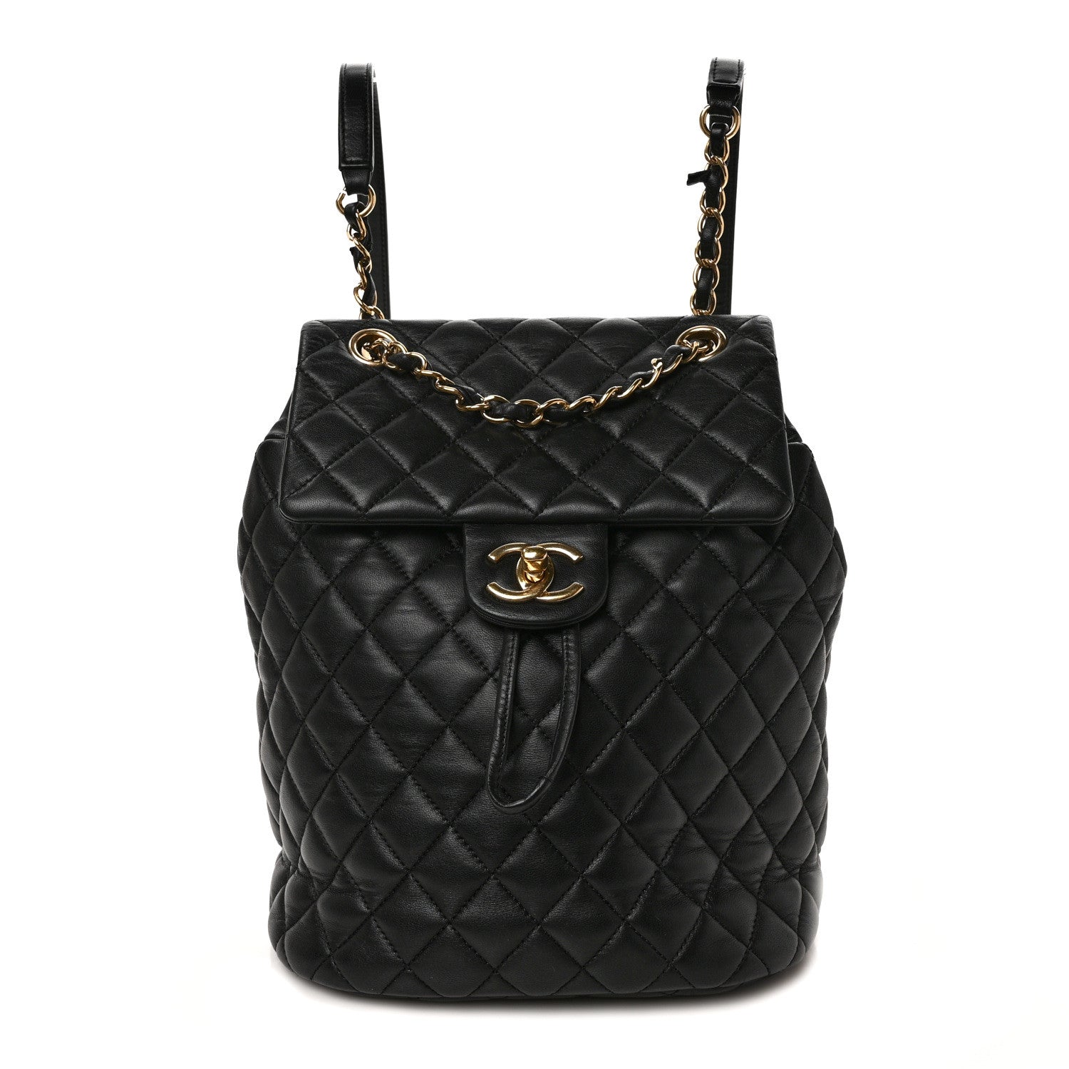 Chanel Lambskin Quilted Small Urban Spirit Backpack Black 1 of 8