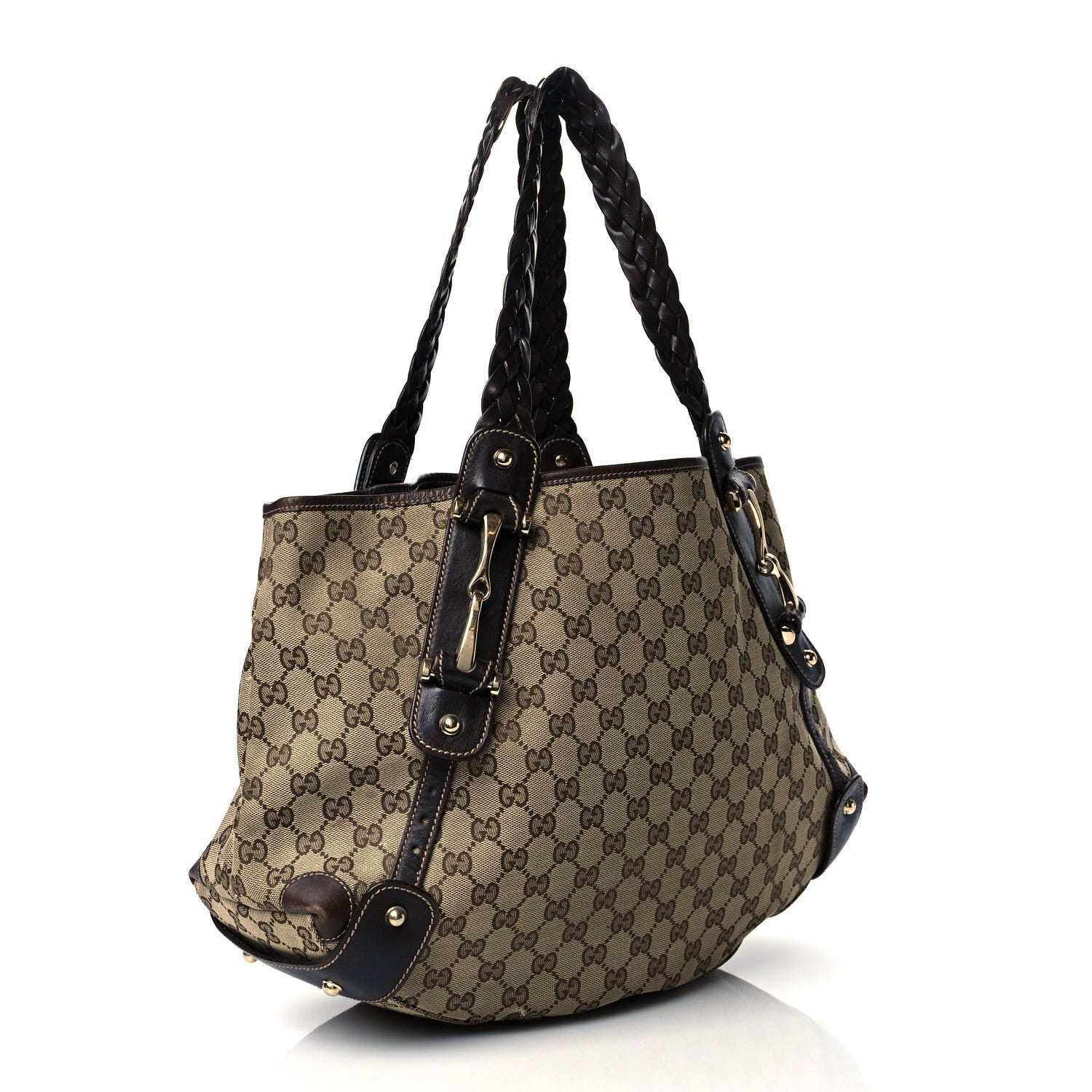 Gucci Monogram Medium Pelham Shoulder Bag Dark Brown 2 of 12