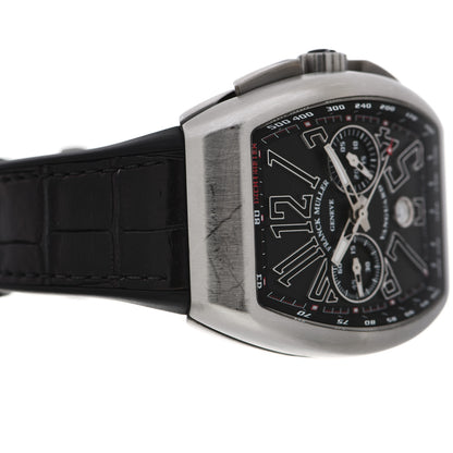 Franck Muller Stainless Steel Alligator 45mm Vanguard Chronograph Automatic Watch Black V45CCDT 5 of 6