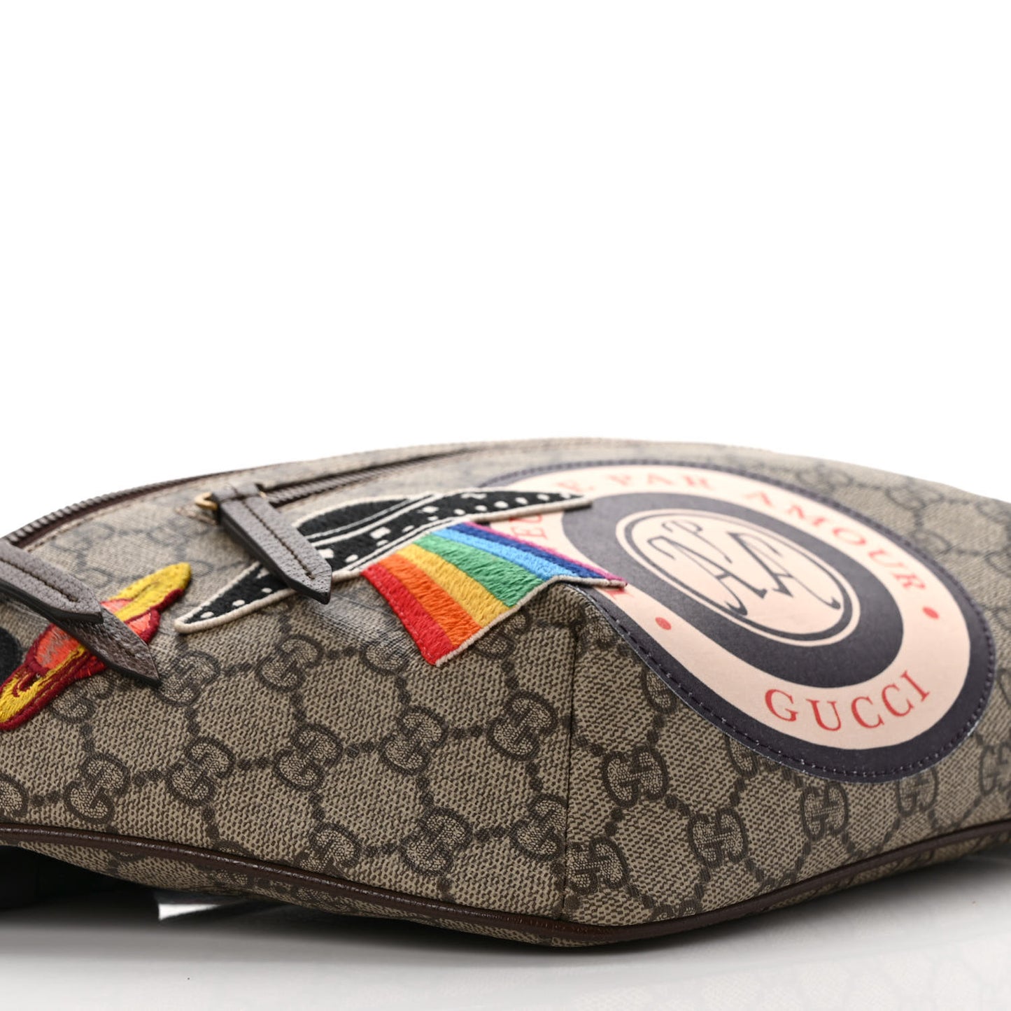 GG Supreme Monogram Courrier Belt Bag Beige New Acero