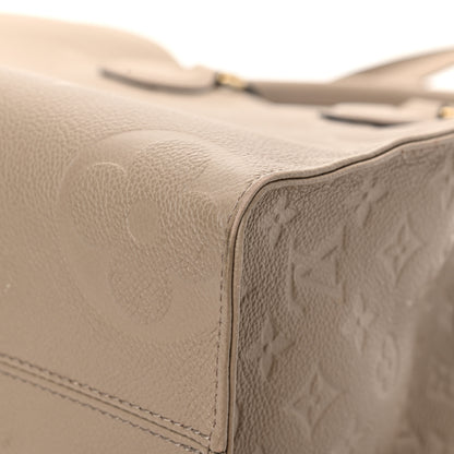 Louis Vuitton Empreinte Monogram Giant Onthego MM Tourterelle 8 of 15