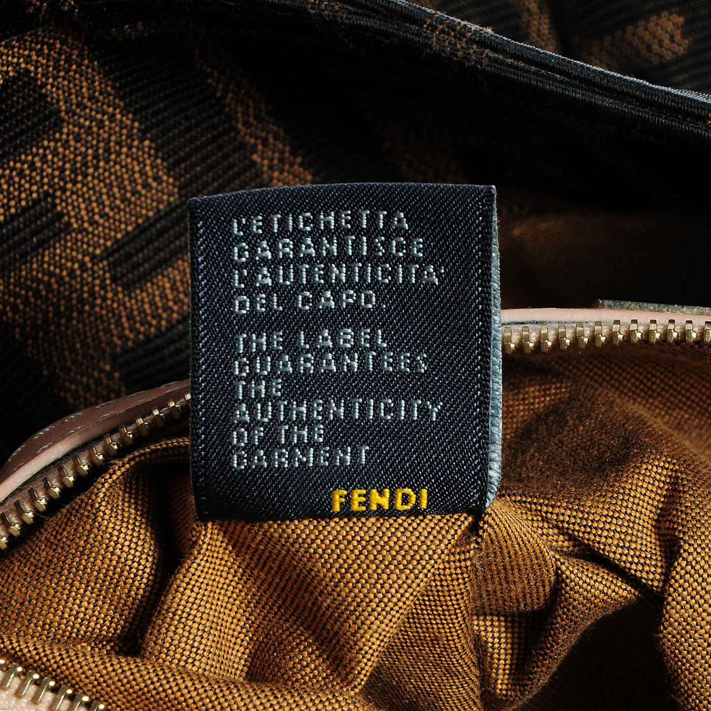 Zucca Medium Chef Shoulder Bag Tobacco Pink