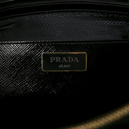 Prada Saffiano Vernice Medium Open Promenade Tote Black 6 of 9