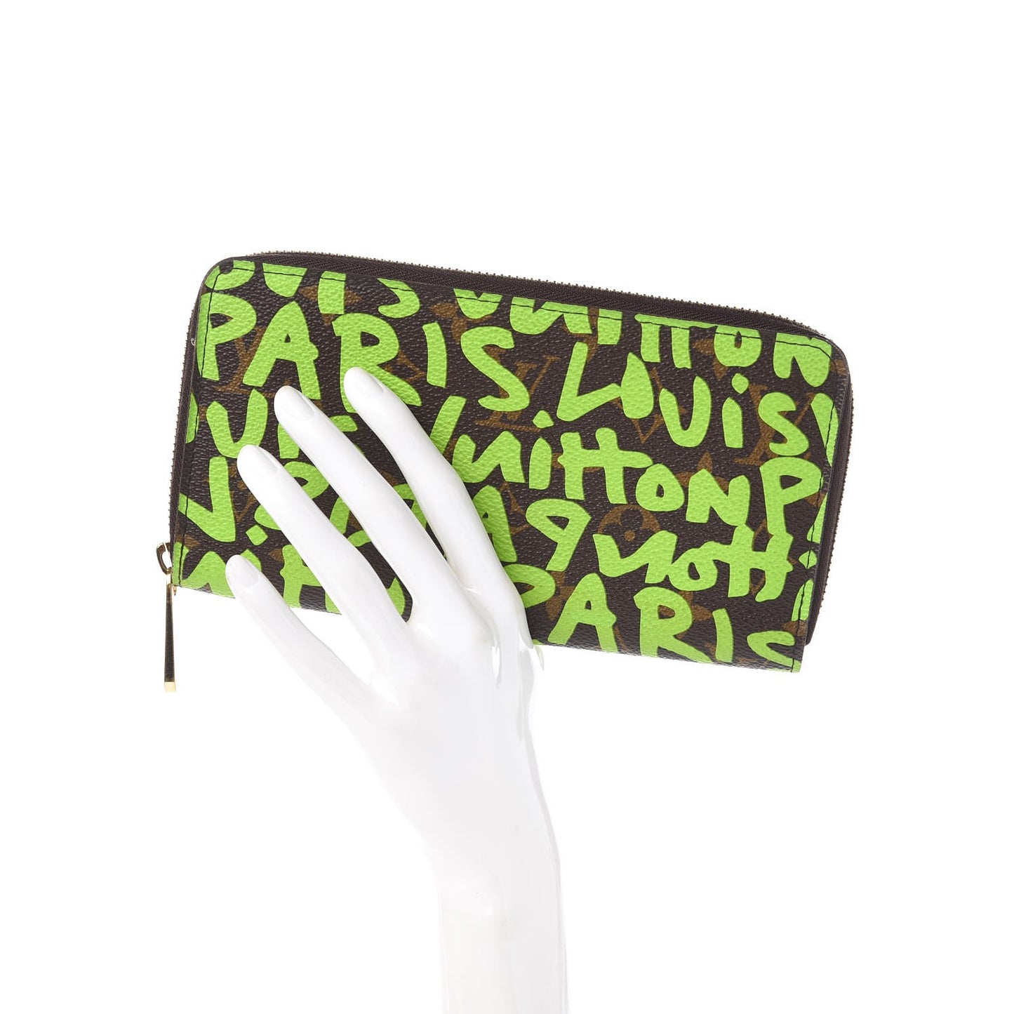 Monogram Graffiti Zippy Wallet Green