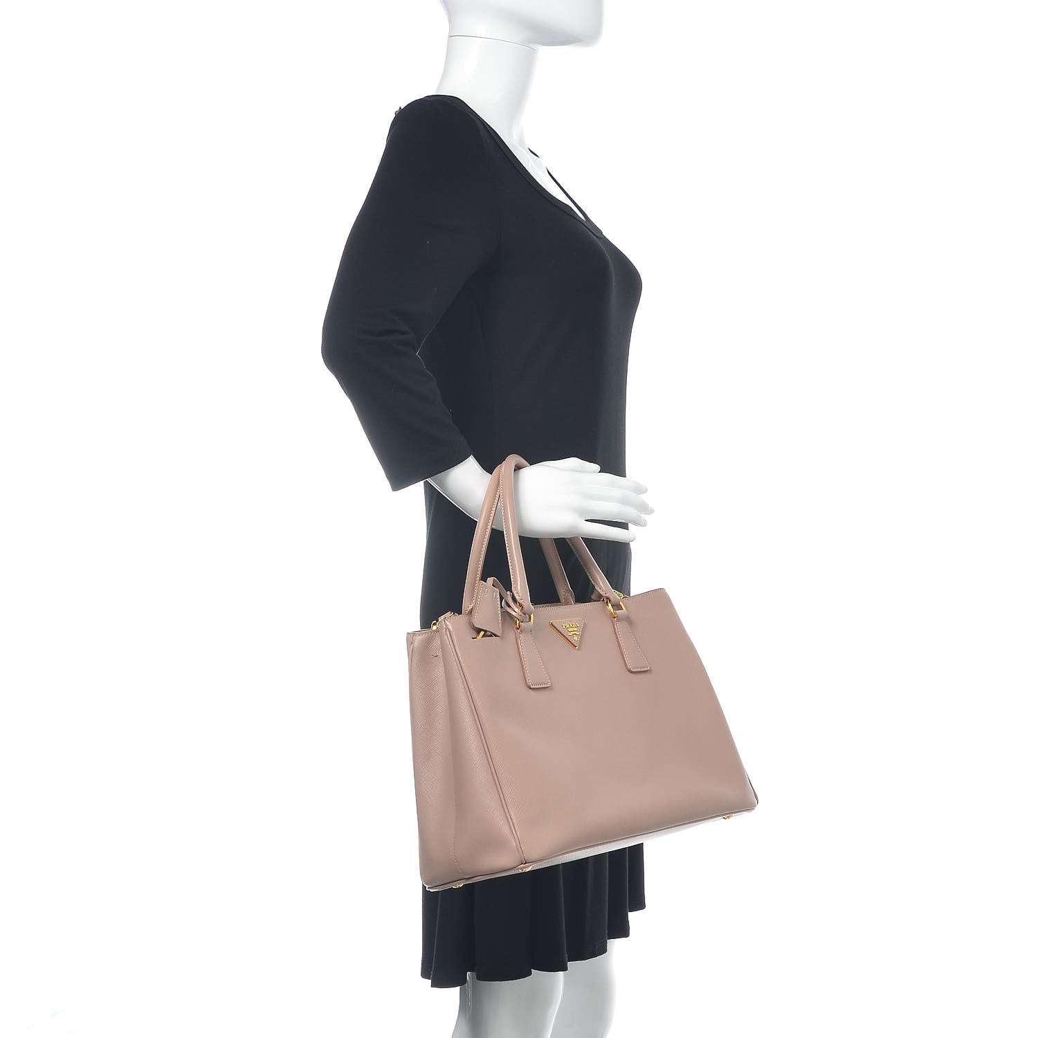 Prada Saffiano Medium Galleria Double Zip Tote Cammeo 2 of 9