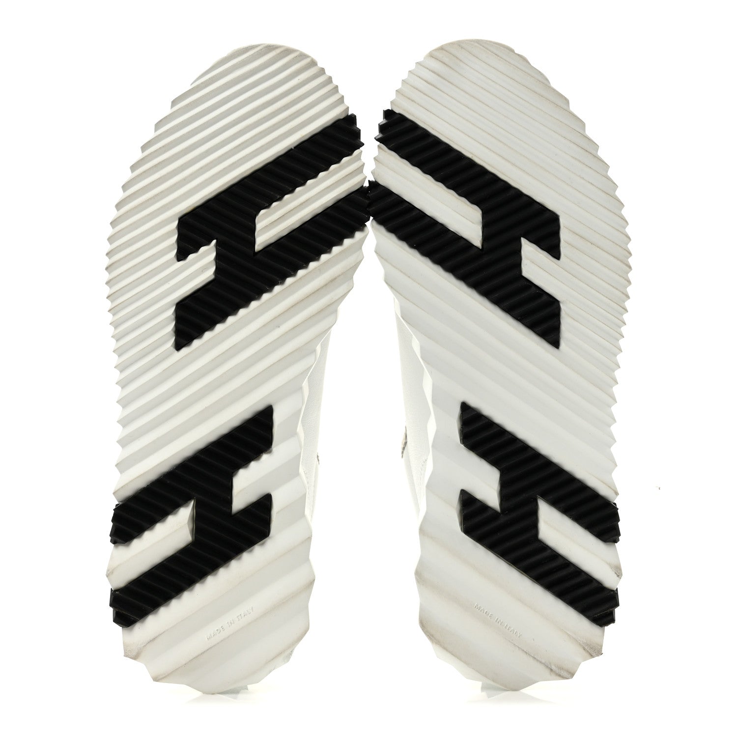 Hermes Calfskin Suede Goatskin Bouncing Sneakers 38 White Black 6 of 12
