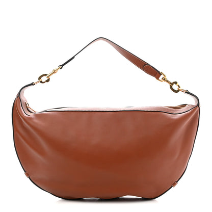 Celine Supple Calfskin Medium Strap Leandre Shoulder Bag Brown 1 of 11