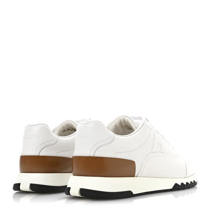 Hermes Calfskin Womens Trail Sneakers 35 White 5 of 9