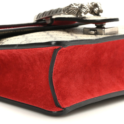 Gucci GG Supreme Monogram Mini Dionysus Shoulder Bag Hibiscus Red 8 of 9