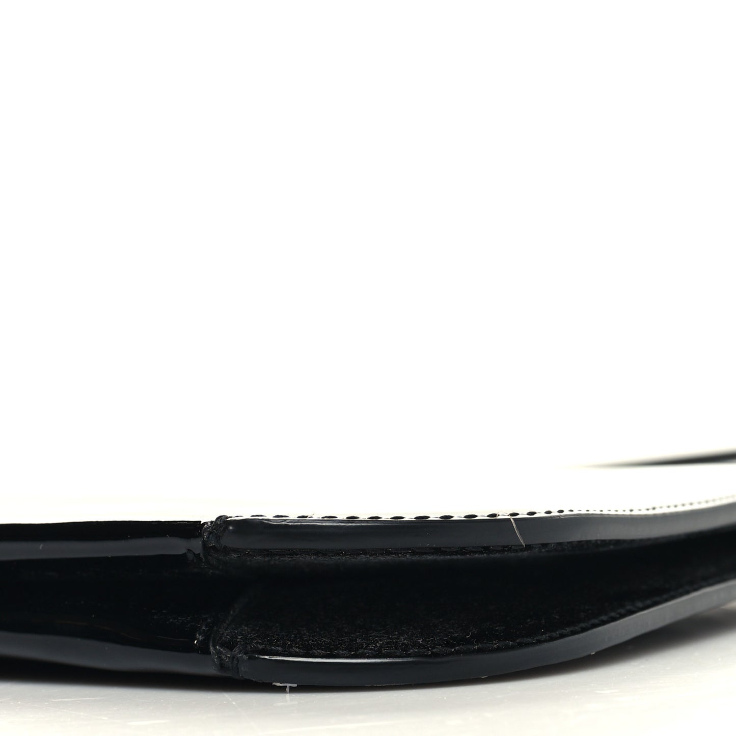 Patent Calfskin Sadie Shoulder Bag Black