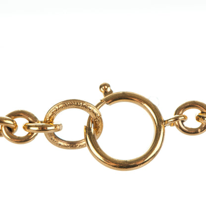 Chanel Quilted CC Long Chain Necklace Gold 4 of 5