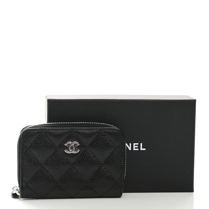 Chanel Caviar Quilted Classic Zipped Coin Purse Black 8 of 8