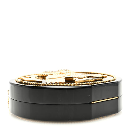 Chanel Resin Crystal CC Owl Black 4 of 11