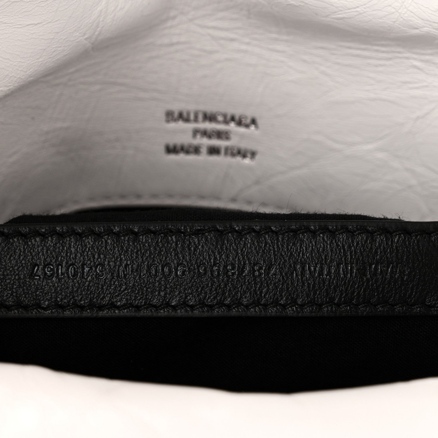 Balenciaga Thin Calfskin Small Monaco Sling Shoulder Bag Light Blue White White 7 of 10