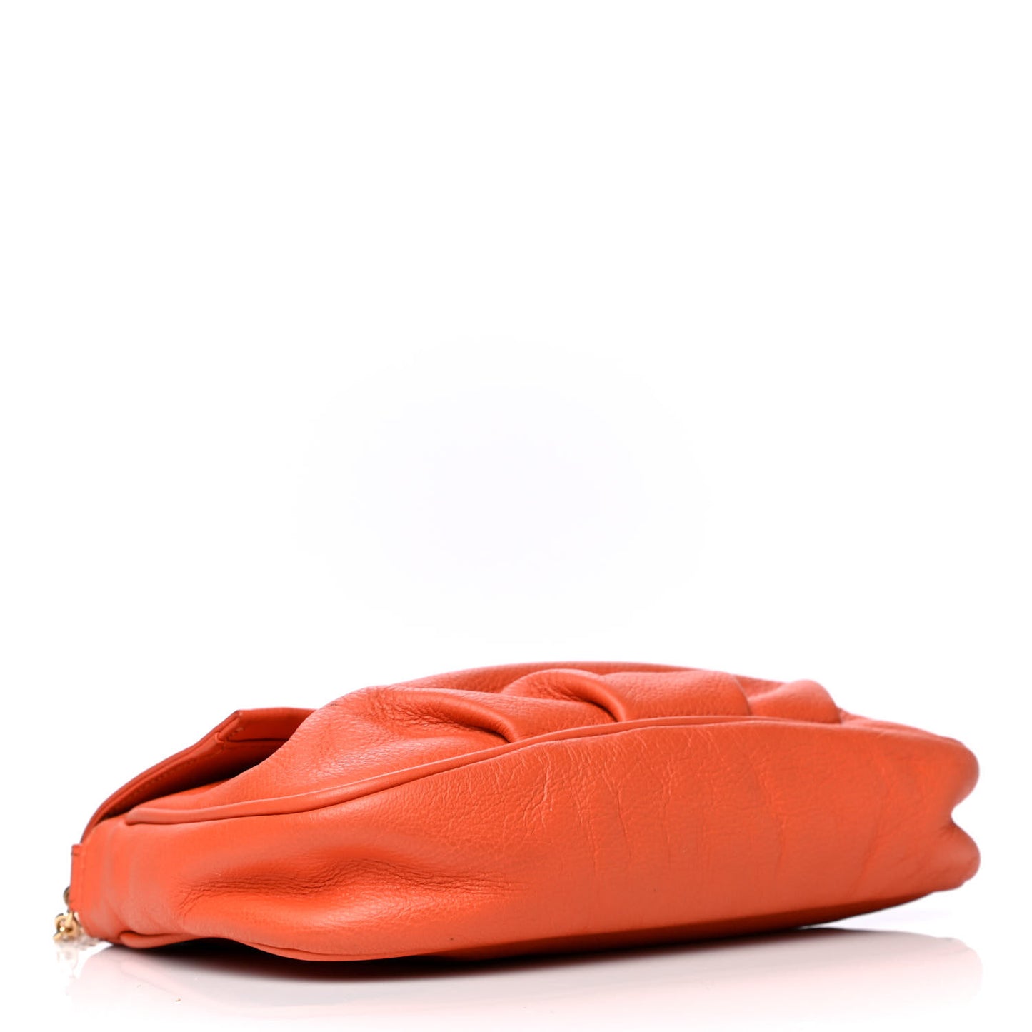 Vitello Flamingo Fendista Pouchette Crossbody Arancio