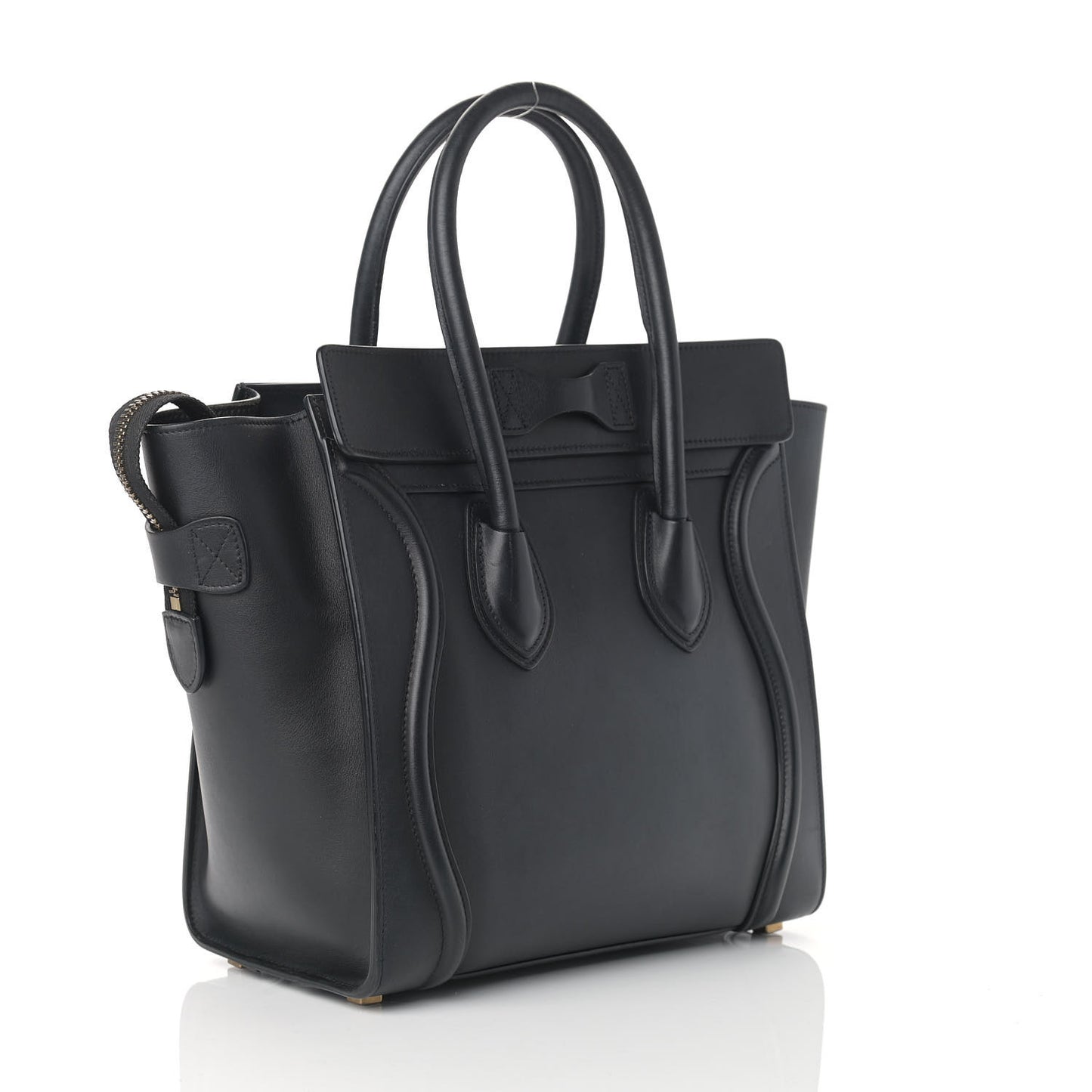 Smooth Calfskin Micro Luggage Black