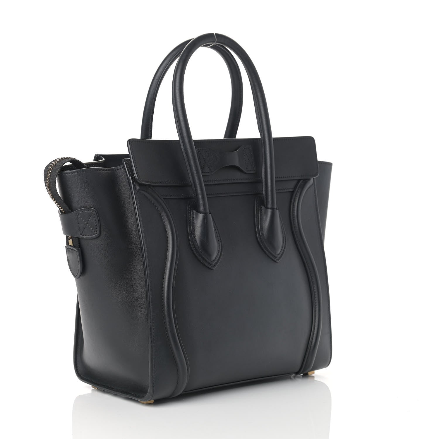 Celine Smooth Calfskin Micro Luggage Black 3 of 23