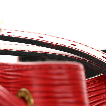 Louis Vuitton Epi Petit Noe Castillan Red 10 of 11