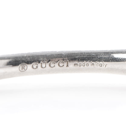 Gucci Sterling Silver Bamboo Hoop Earrings 5 of 9