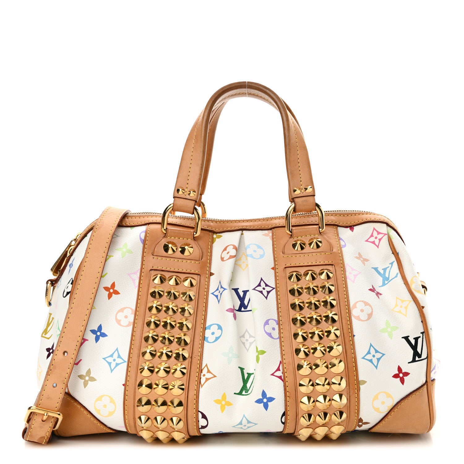 Louis Vuitton Monogram Multicolor Courtney MM White 1 of 17