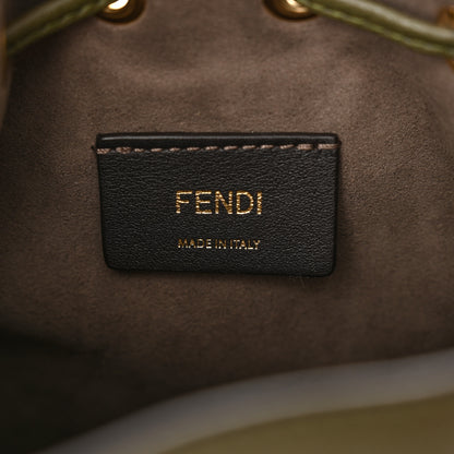 Fendi Vitello Cruise F is Fendi Mini Mon Tresor Bucket Bag Asparago 6 of 10