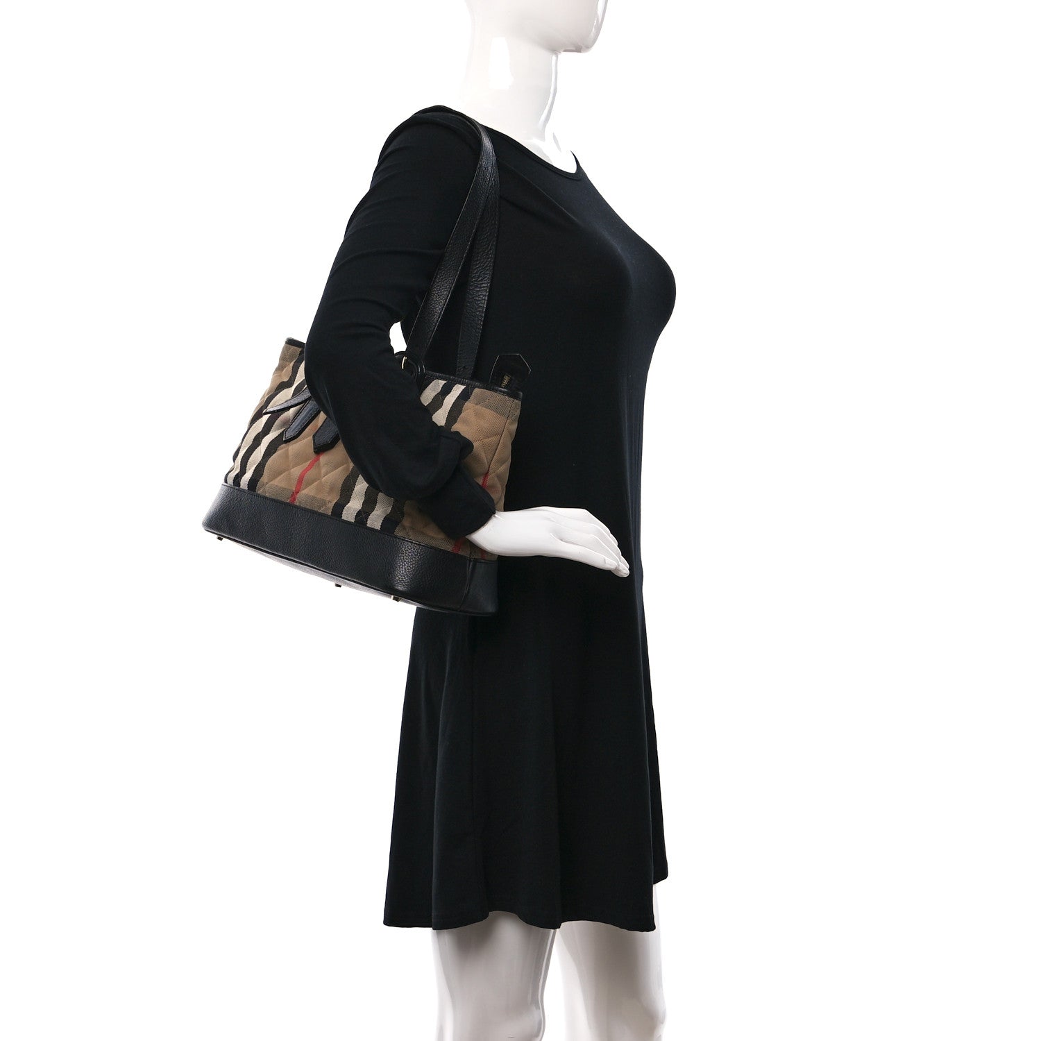 Burberry House Check Quilted Tote Brown 2 of 9