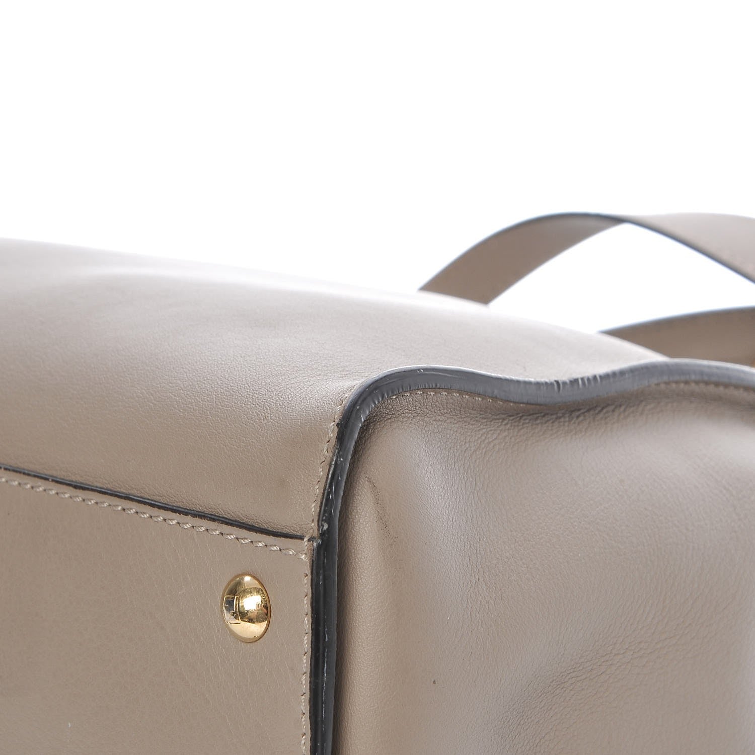 Fendi Vitello Seta Plexiglass Tortoise Medium Peekaboo Iconic Satchel Tortora 15 of 15
