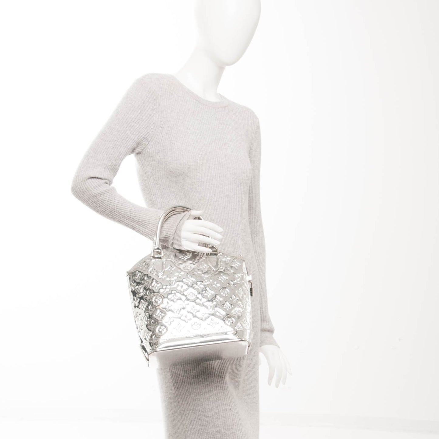 Monogram Miroir Lockit Silver