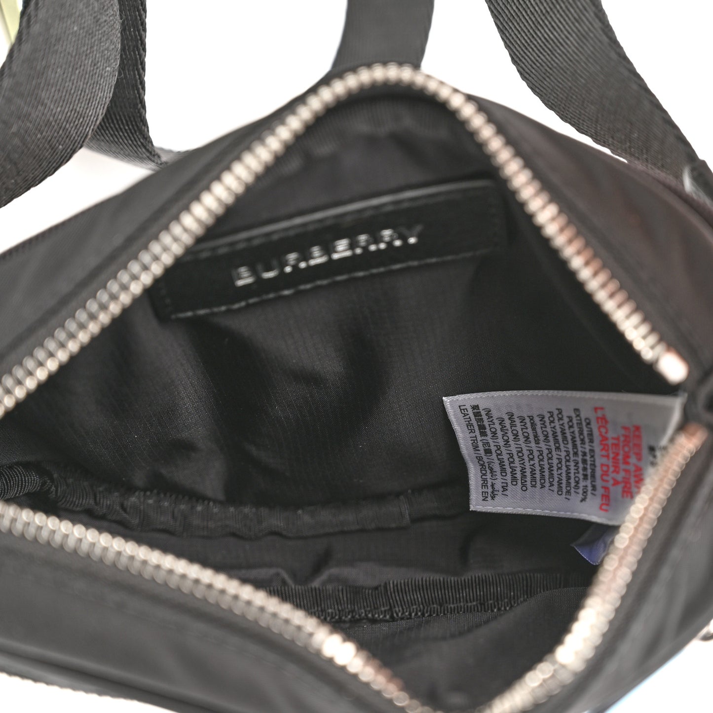 Econyl Logo Print Small Cannon Bum Bag Black