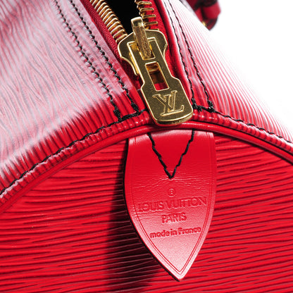 Louis Vuitton Epi Keepall 50 Rouge 5 of 7