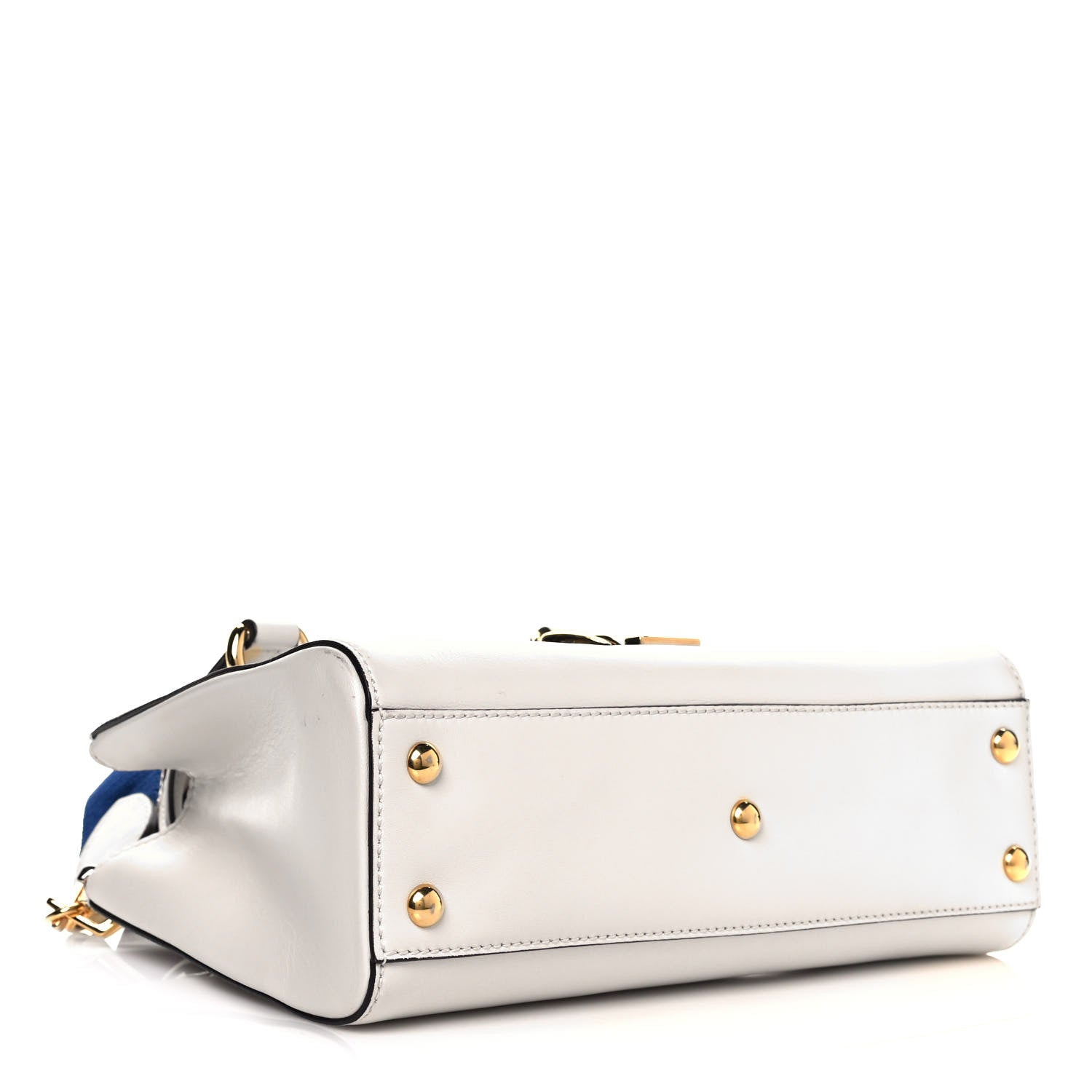 Gucci Calfskin Medium Sylvie Top Handle Tote White 4 of 14