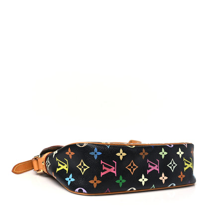 Louis Vuitton Monogram Multicolor Sologne Black 4 of 11