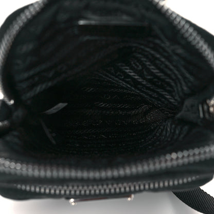 Prada Tessuto Nylon Saffiano Crossbody Pouch Black 5 of 11