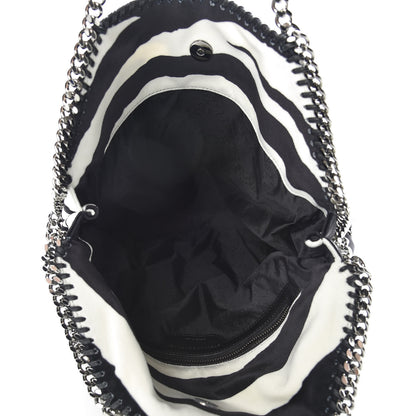 Stella McCartney Linen Zebra Falabella Fold Over Tote 6 of 11