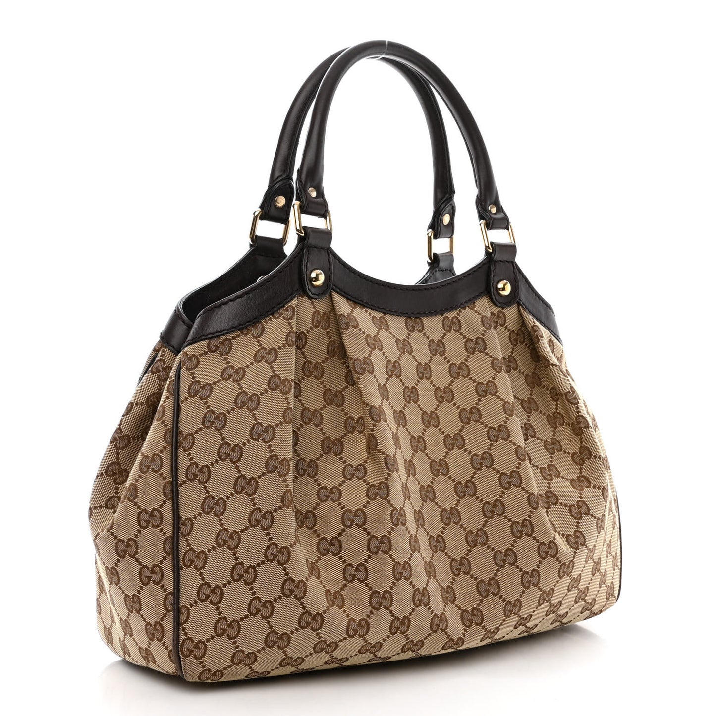 Monogram Medium Sukey Tote Dark Brown