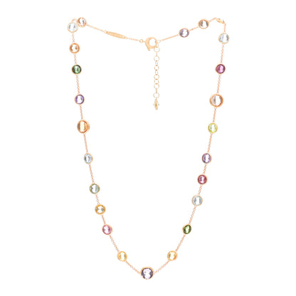 Marco Bicego 18K Yellow Gold Multi Gemstone Jaipur Necklace 3 of 5