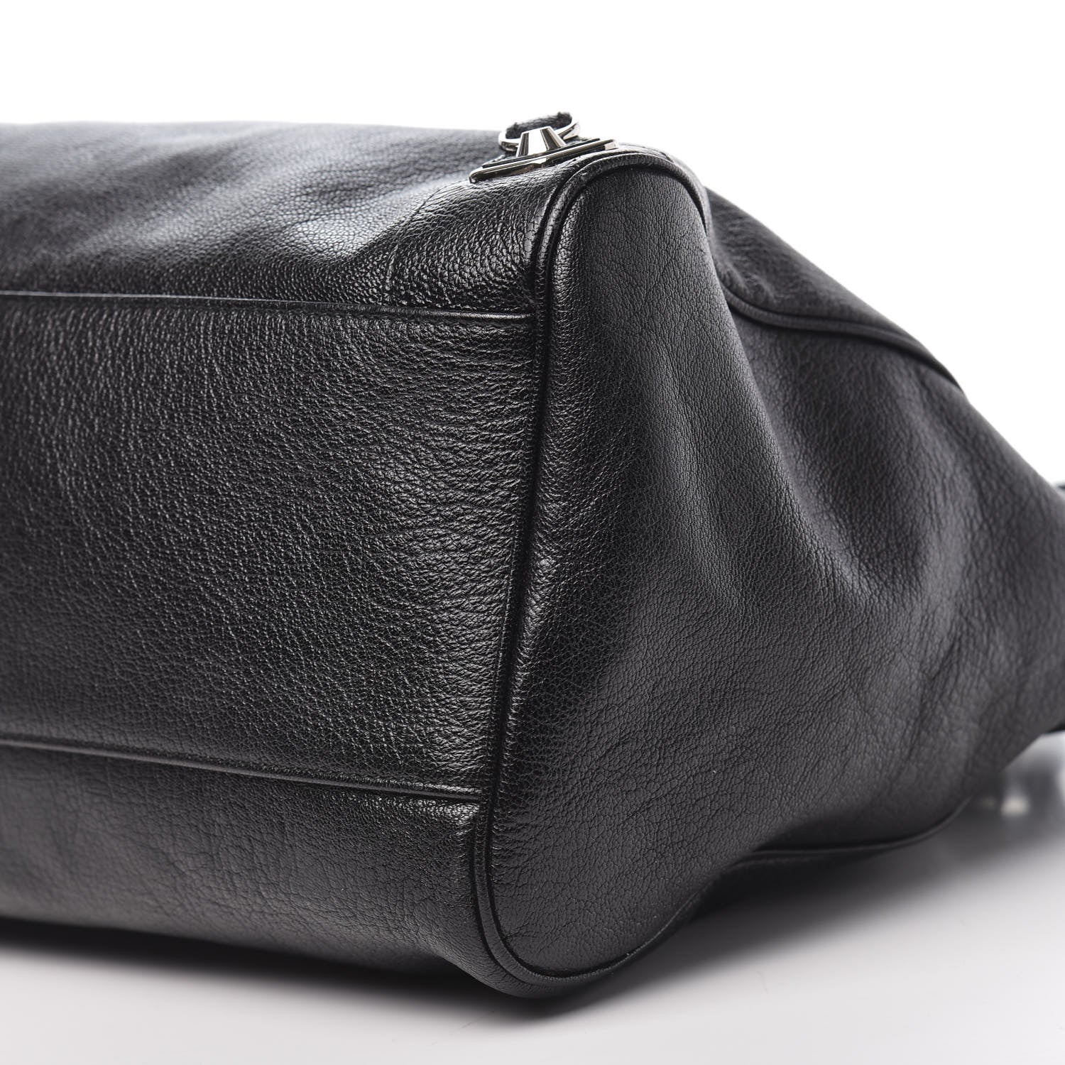 Balenciaga Chevre Silver Metallic Edge Hardware Velo Black 10 of 11