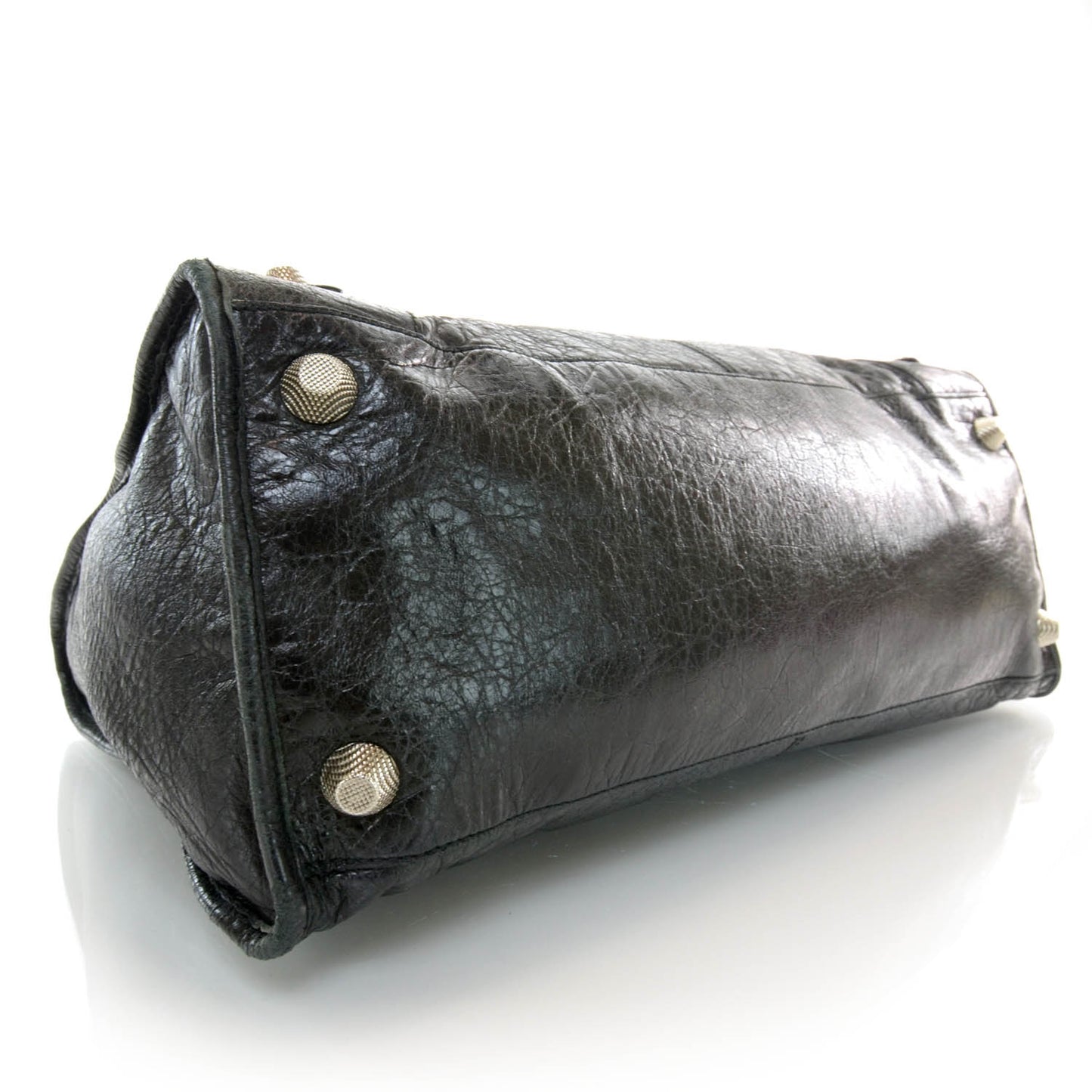 Agneau Giant 21 Silver Hardware Work Black