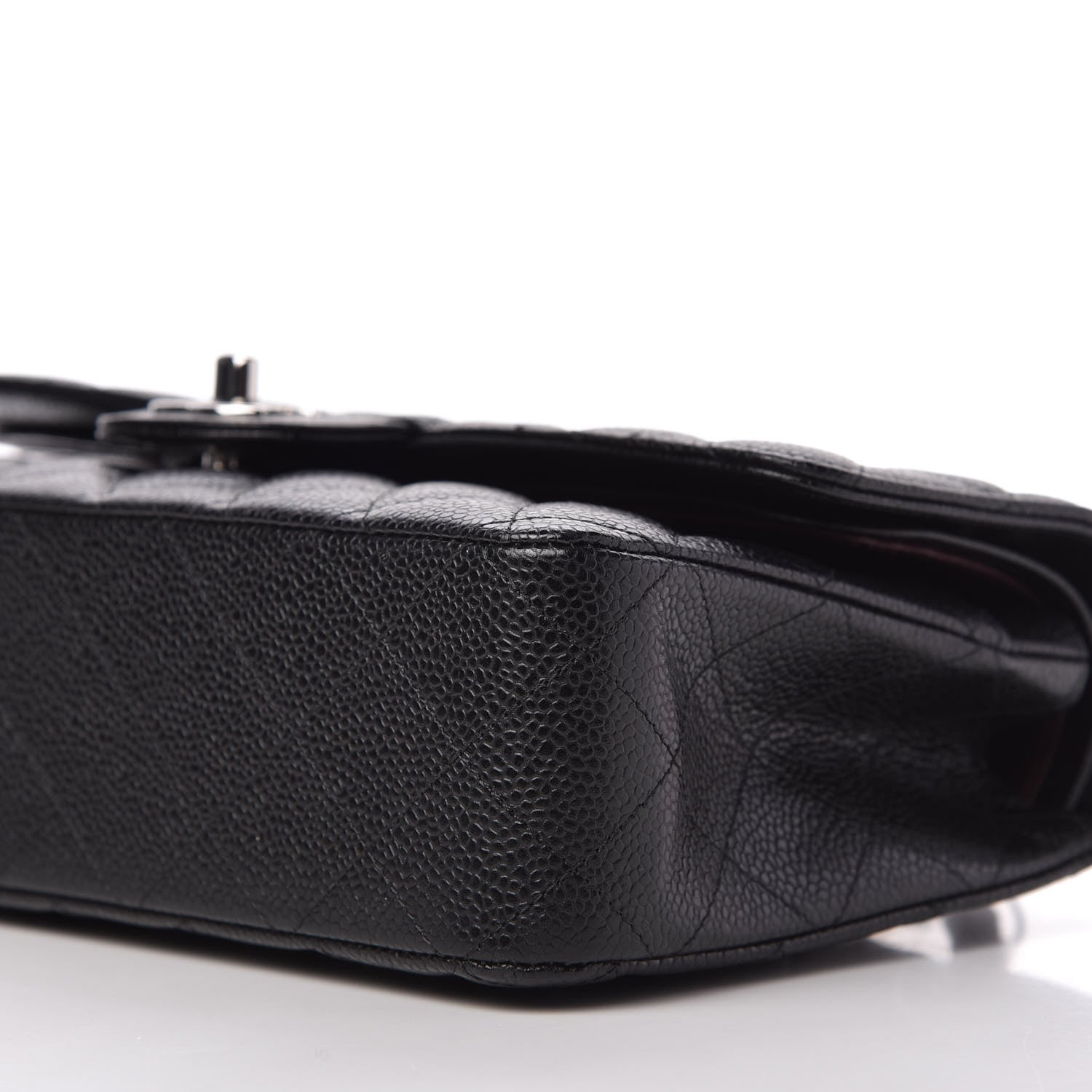 Chanel Caviar Quilted Medium Double Flap Black 7 of 10
