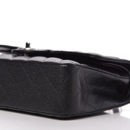 Chanel Caviar Quilted Medium Double Flap Black 7 of 10