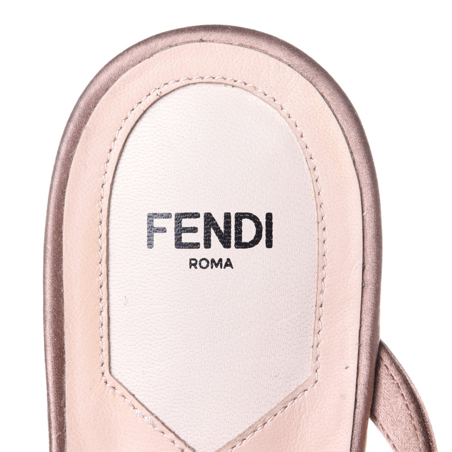 Satin Technical Mesh Colibri Crystal Embellished Mule 38.5 Nude