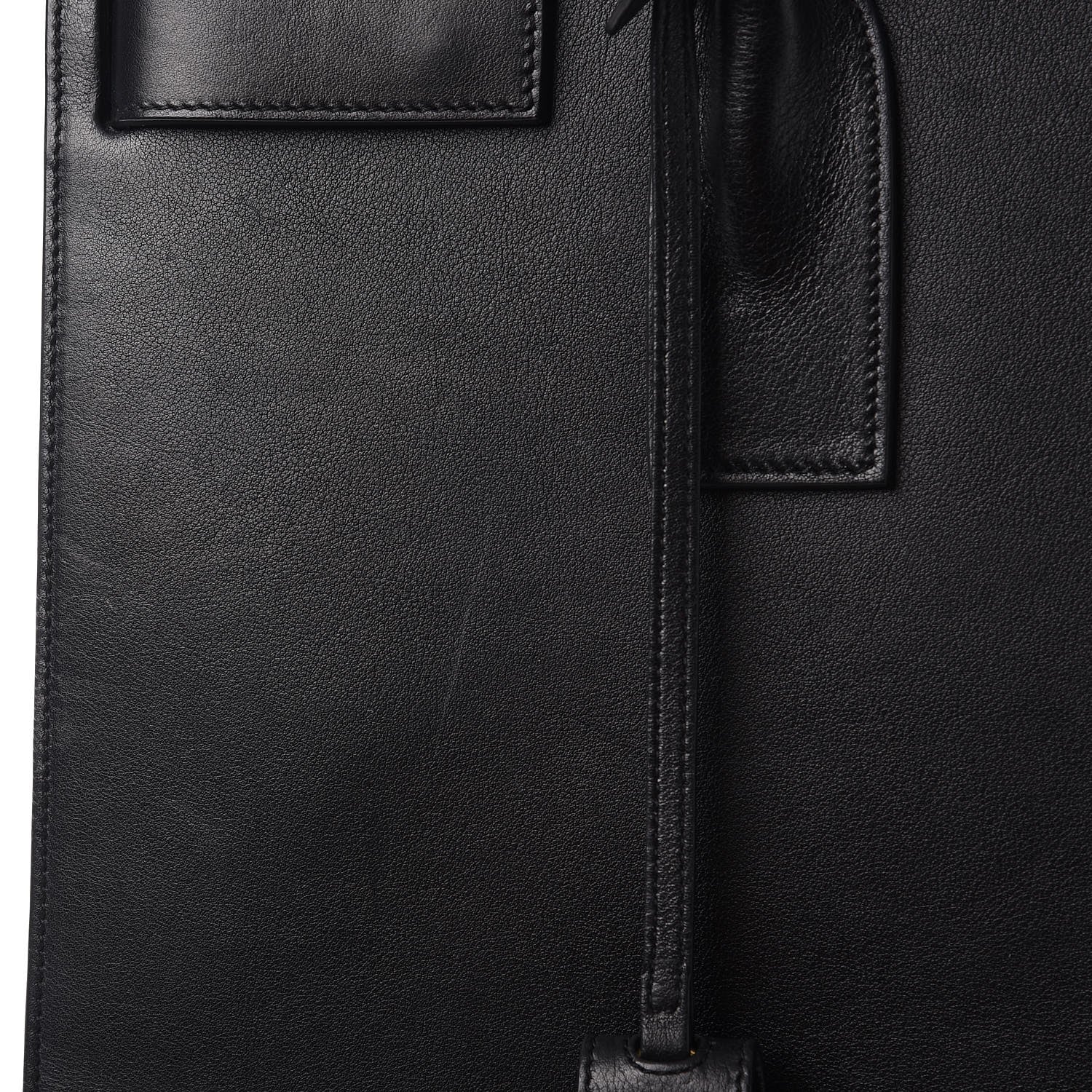 Saint Laurent Calfskin Large Sac De Jour Carryall Black 9 of 14