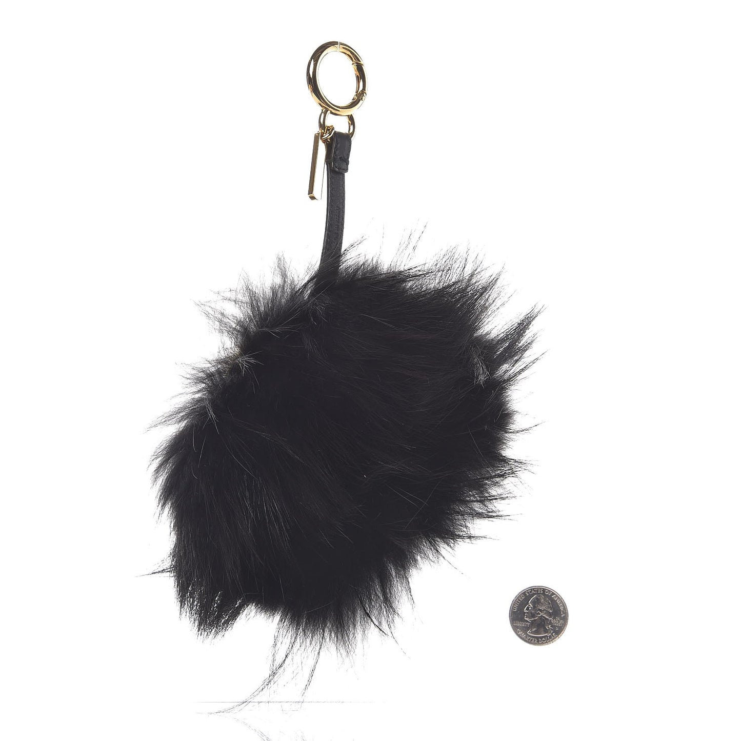 Fox Mink Rabbit Fur Vitello Flamingo Grimmy Monster Bag Bug Charm Black Giallo