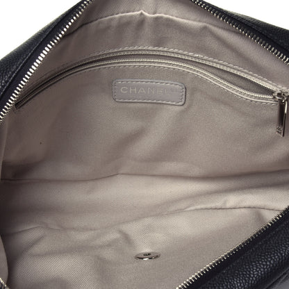Chanel Caviar Quilted Jumbo Easy Flap Black 5 of 9