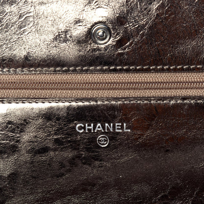 Chanel Metallic Aged Calfskin Quilted Reissue Wallet On Chain WOC Bronze 6 of 10