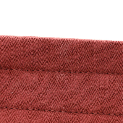 Hermes Canvas Swift Aline Grooming Bag Rouge H Gold 12 of 13