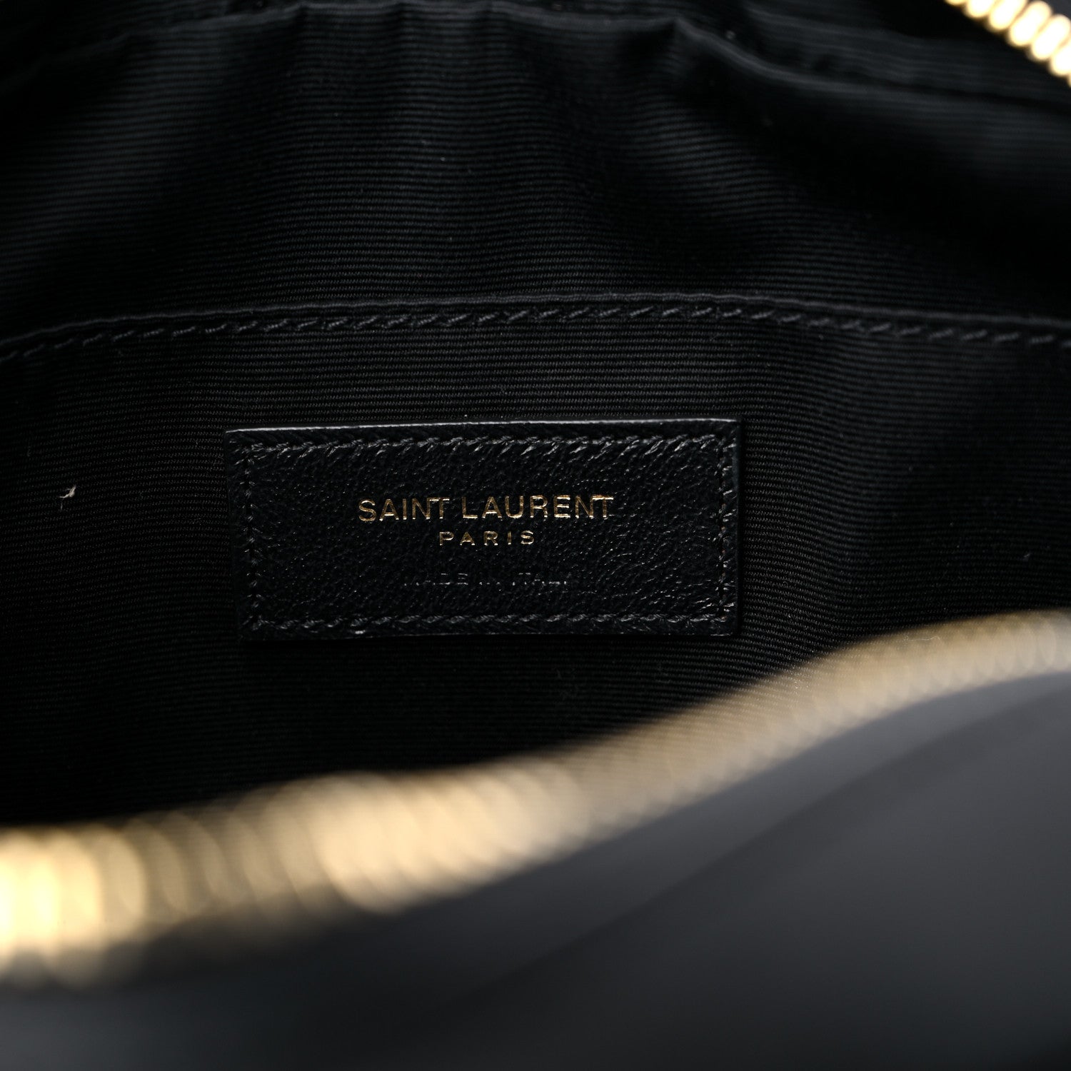 Saint Laurent Calfskin Matelasse Monogram Lou Camera Bag Black 6 of 10